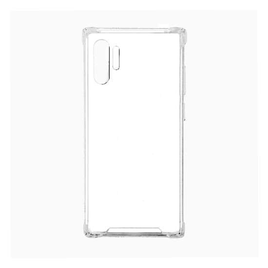 Capa de Silicone com Cantos Duras para Samsung Note 10 Plus Transparente